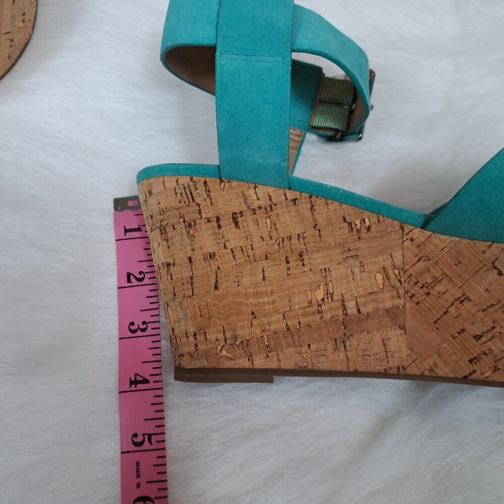 Marc Fisher Suede Wedge Sandals Size 8.5 - Picture 7 of 12